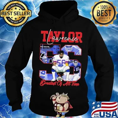 Lawrence taylor greatest of all time new york football team signature s Hoodie