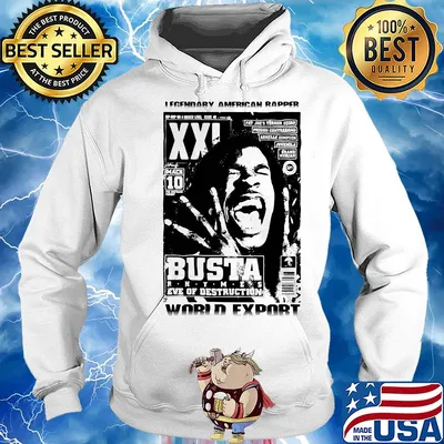 Legendary american rapper busta eve of destruction world export s Hoodie