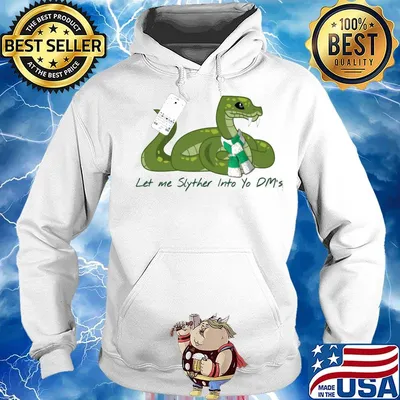 Let Me Slyther Into Yo Dm's Snake Shirt Hoodie