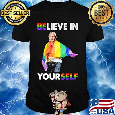 Lgbt elton john believe in yourself shirt