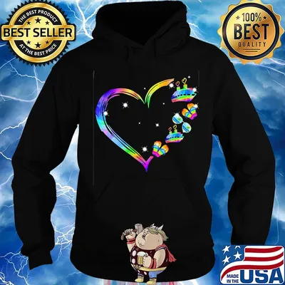 LGBT heart flip-flops ship glasses s Hoodie