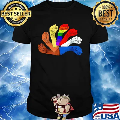 Lgbt juneteenth fist black lives matter shirt