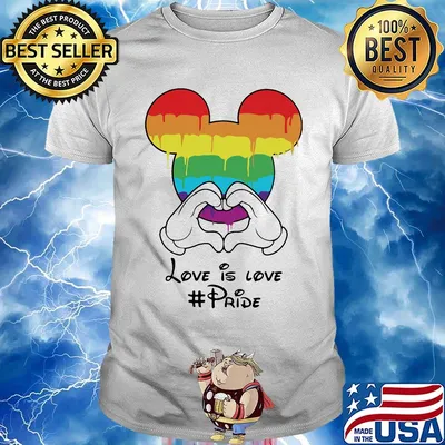 Lgbt mickey mouse love is love pride shirt