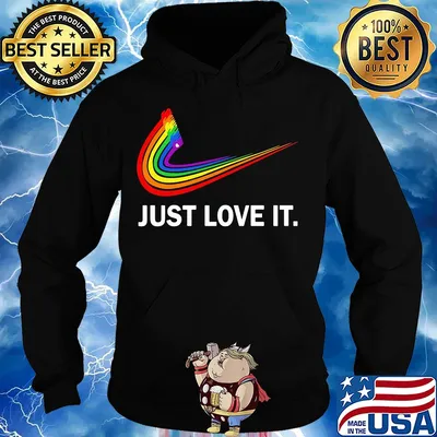 Lgbt nike just love its s Hoodie