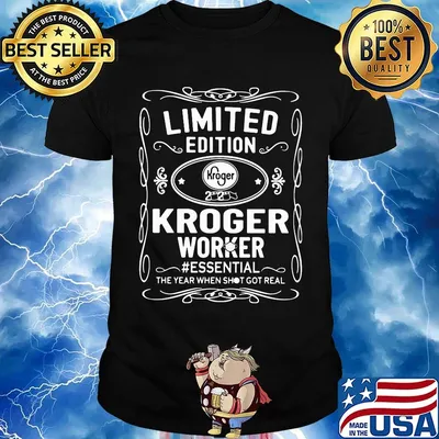 Limited edition kroger worker essential the year when shit got real mask shirt