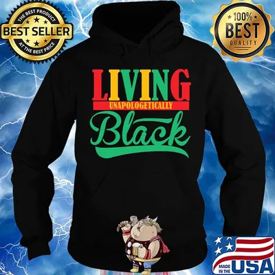 Living unapologetically black s Hoodie