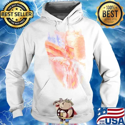 Llama American Wings Independence Day Shirt Hoodie