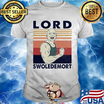 Lord swoledemort gym vintage retro shirt