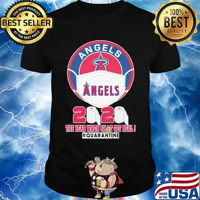 Los angeles angels baseball mask 2020 the year when shit got real quarantine toilet paper shirt