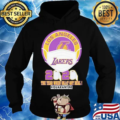 Los angeles lakers basketball mask 2020 the year when shit got real quarantine toilet paper s Hoodie