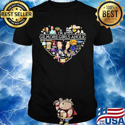 Love I'm a gilmore girls aholic heart shirt