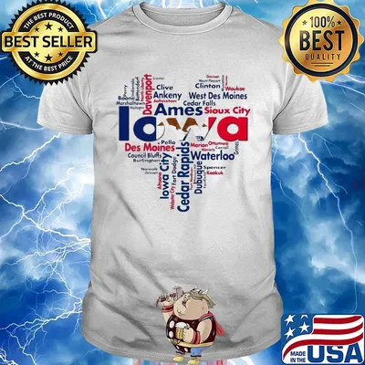 Love iowa davenport ames sioux city des moines cedar rapids waterloo heart shirt