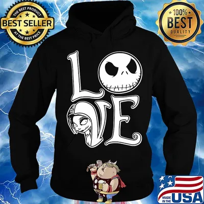 Love jack skellington and sally s Hoodie