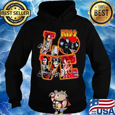 Love kiss band member signatures s Hoodie