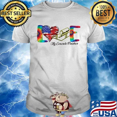 Love My Cororete Finisher Coloer Shirt
