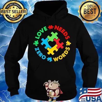Love Needs Words Zero Green Red Words Blue Insert Shirt Hoodie