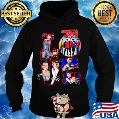 Love new kids on the block band members signatures s Hoodie