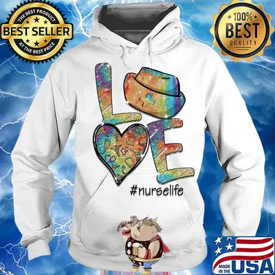 Love nurse life stethoscope heart s Hoodie