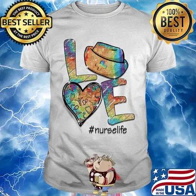 Love nurse life stethoscope heart shirt