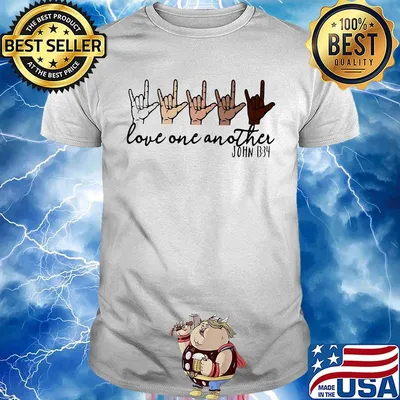 Love one another john black lives matter shirt