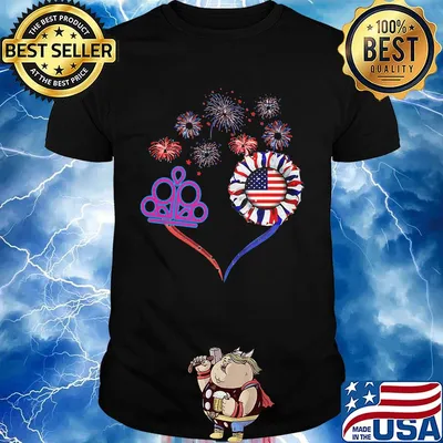 Love queen firework america 4th of july independence day shirt