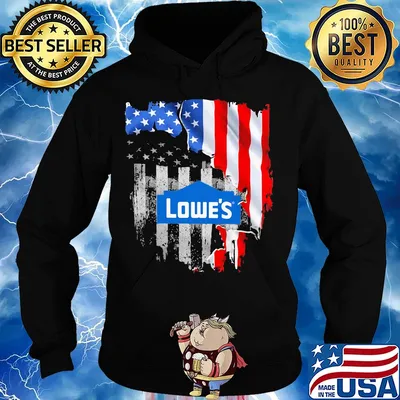 Lowe's american flag independence day s Hoodie