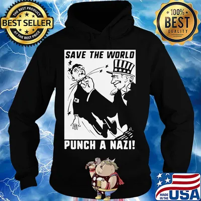 Luna save the world punch a nazi s Hoodie