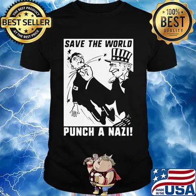 Luna save the world punch a nazi shirt