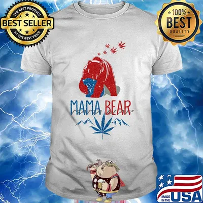 Mama bear weed diamond shirt