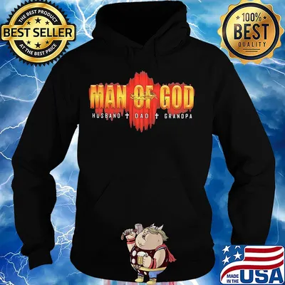 Man of god husband dad grandpa cross s Hoodie