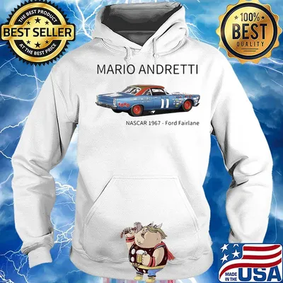 Mario andretti nascar 1967 ford fairlane s Hoodie