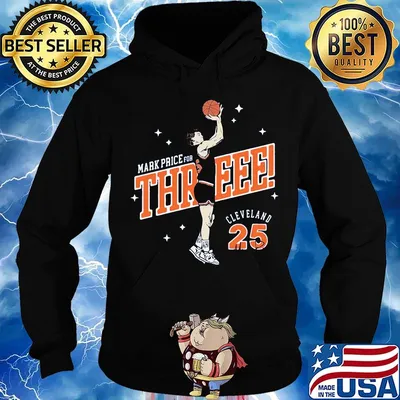 Mark price for three cleveland cavaliers 25 s Hoodie