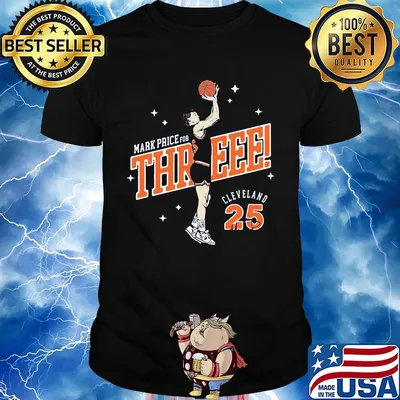 Mark price for three cleveland cavaliers 25 shirt