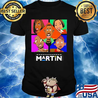 Martin lawrence cartoon characters shirt