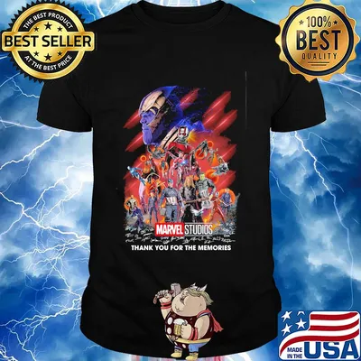 Marvel super heroes thank you for the memories characters signatures shirt