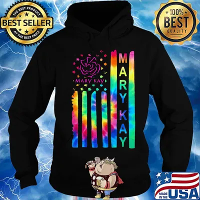 Mary kay hippie american flag 4th of july independence day s Hoodie