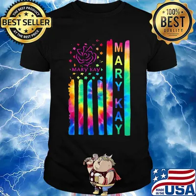 Mary kay hippie american flag 4th of july independence day shirt
