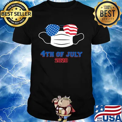 Mask america happy 4th july independence day shirt