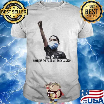 Maybe If They See Me They'll Stop Black Lives Matter Boy Shirt