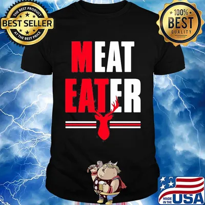 Meat Eater Red White The Alley Shirt