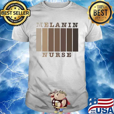 Melanin nurse black lives matter shirt