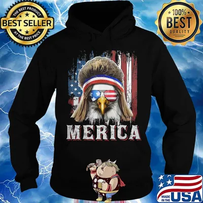 Merica Owl American Flag Independence Day Shirt Hoodie
