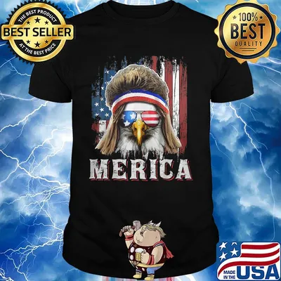 Merica Owl American Flag Independence Day Shirt