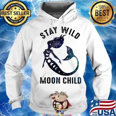 Mermaid stay wild moon child s Hoodie