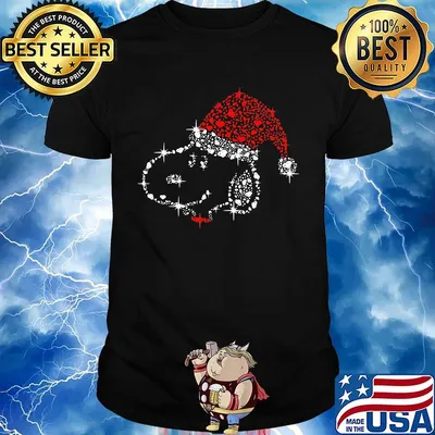 Merry christmas snoopy diamond shirt