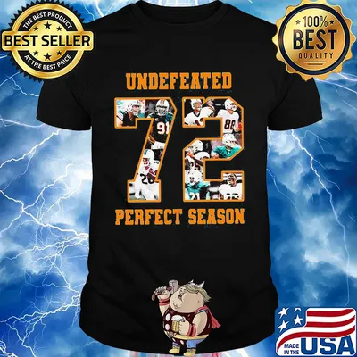 Miami dolphins undefeated 72 perfect season shirt