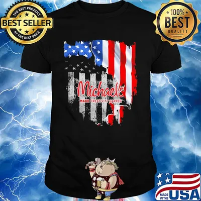 Michaels make creativity happen american flag independence day shirt