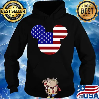 Mickey mouse american flag happy independence day s Hoodie
