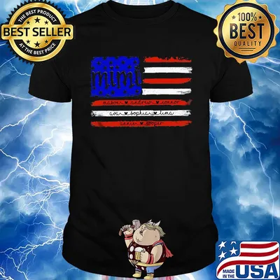 Mimi mason andrew connor ava sophia lima American flag veteran Independence Day shirt