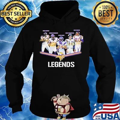Minnesota vikings football legends players signatures s Hoodie